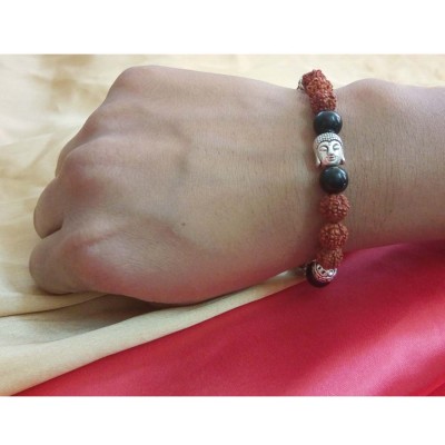 Rudraksha Bracelet Buddha Face